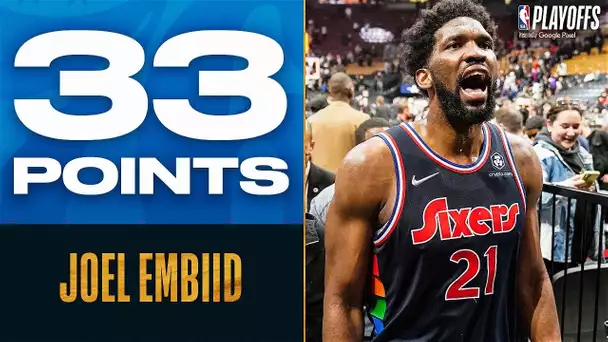 Joel Embiid Drops 33 PTS & Calls Game In Game 3 In Toronto 🔥