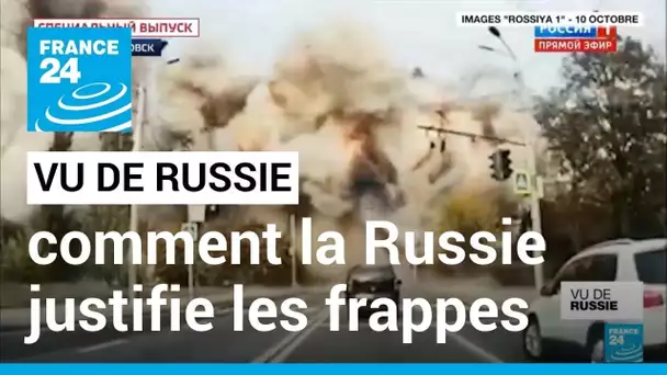 Vu de Russie : comment la propagande russe justifie les frappes massives en Ukraine • FRANCE 24