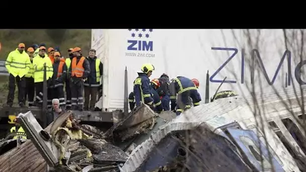 Accident de train en Grèce : le chef de gare a "avoué une erreur" (porte-parole gouvernement)