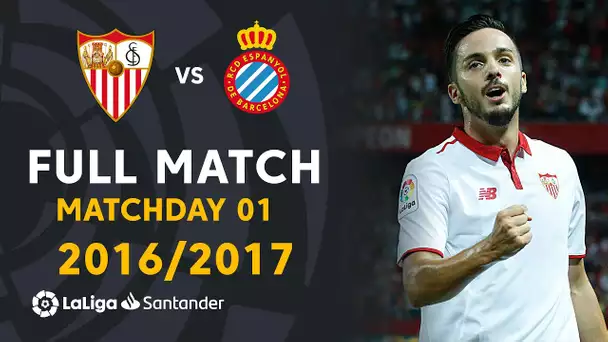 Sevilla FC vs RCD Espanyol (6-4) J01 2016/2017 - FULL MATCH