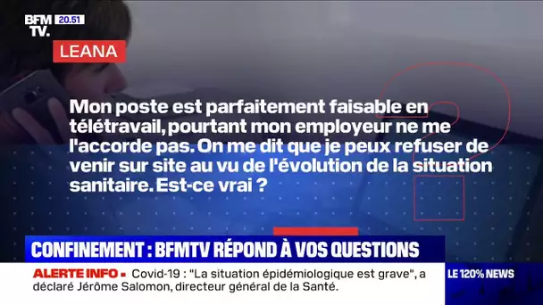 Mon employeur ne veut pas que je télétravaille. Puis-je refuser de venir sur site? BFMTV vous répond