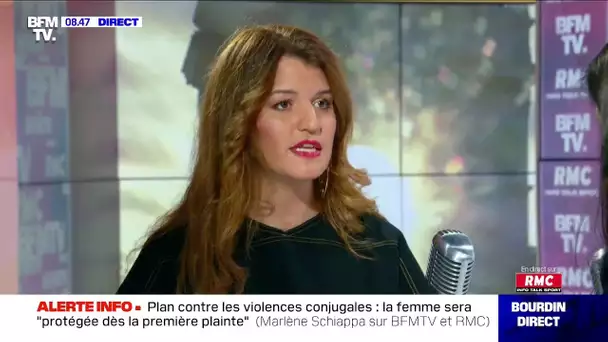 Violences conjugales : "L'Etat ne peut pas régler tout seul" estime Marlène Schiappa