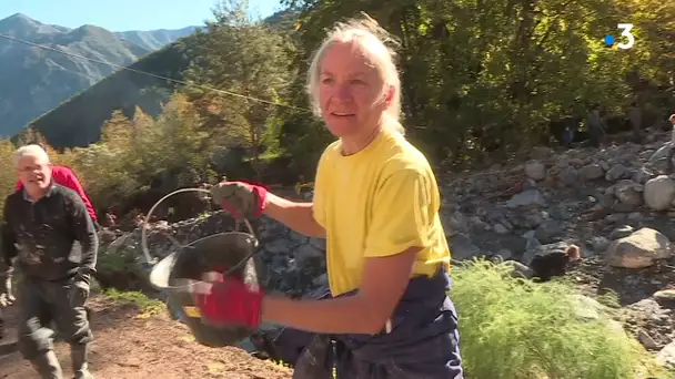 Week-end solidaire, des dizaines de bénévoles au secours des habitants de la Roya