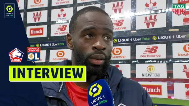 Interview de fin de match : LOSC LILLE - OLYMPIQUE LYONNAIS (1-1)  / 2020/2021