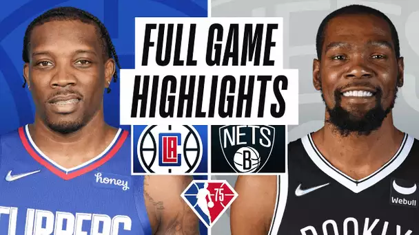 CLIPPERS at NETS | FULL GAME HIGHLIGHTS | January 1, 2022