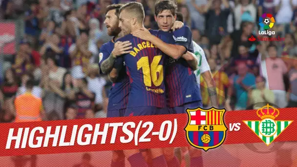 Resumen de FC Barcelona vs Real Betis (2-0)