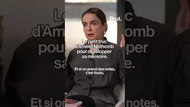 Le petit truc d'Amélie Nothomb pour développer sa mémoire