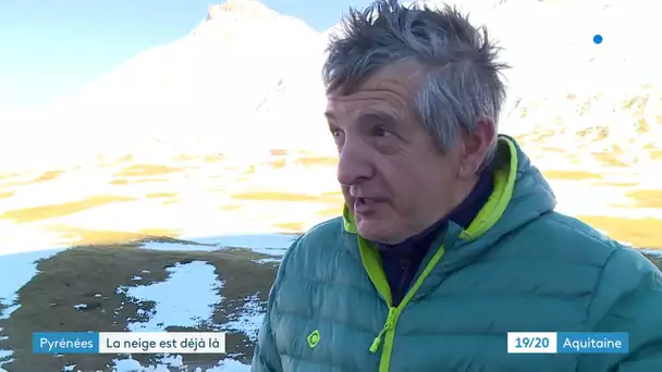 De la neige en septembre dans les Pyrénées