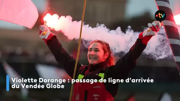 Violette Dorange : passage de ligne du Vendée Globe