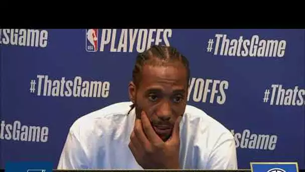 Kawhi Leonard Game 3 Postgame Press Conference | #NBAPlayoffs