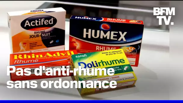 Actifed, Humex... Pourquoi ces médicaments anti-rhume vont être interdits à la vente libre