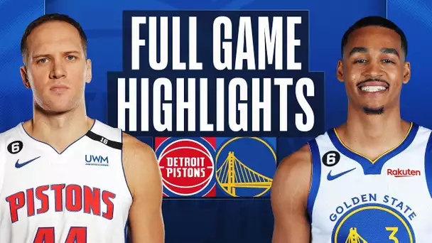 PISTONS at WARRIORS | FULL GAME HIGHLIGHTS | January 4, 2023