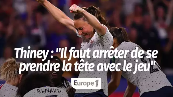 France-Brésil : pour Gaëtane Thiney, "il faut arrêter de se prendre la tête avec le jeu"