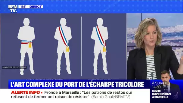 Comment les élus doivent porter l'écharpe tricolore ? BFMTV répond à vos questions