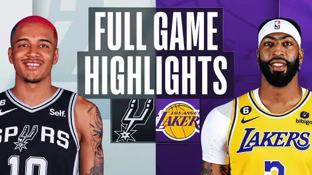 SPURS at LAKERS | NBA FULL GAME HIGHLIGHTS | November 20, 2022