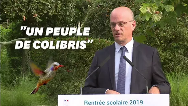 Pourquoi Blanquer compare les enseignants à un "peuple de colibris"