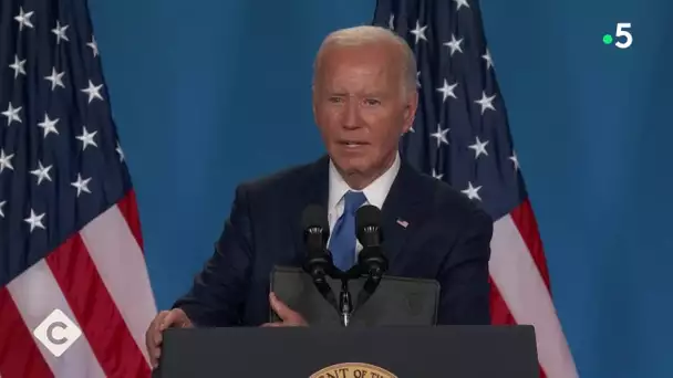 La conférence de presse de Joe Biden tourne au supplice - La Story - C à Vous - 12/07/2024