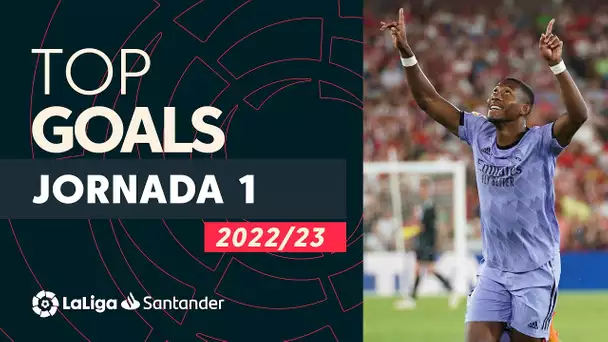 Todos los goles de la jornada 1 de LaLiga Santander 2022/2023