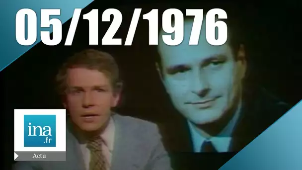 JT Antenne 2 20H du 05 Décembre 1976 - Création du RPR | Archive INA