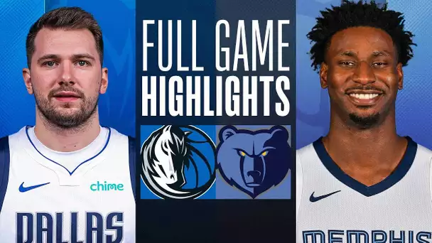 MAVERICKS at GRIZZLIES | FULL GAME HIGHLIGHTS | December 11, 2023