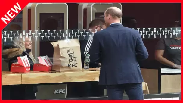 ✅  Le prince William a-t-il des envies de fast-food ? Cette scène cocasse