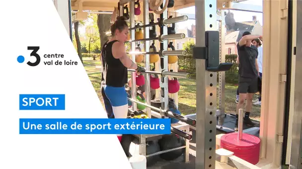 Chartres : un conteneur pour faire du sport dehors et de manière itinérante