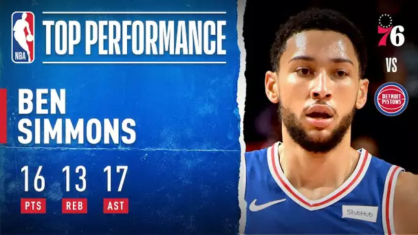 Ben Simmons drops CAREER-HIGH 17 AST!