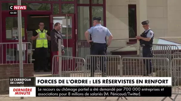 Les réservistes de la gendarme arrivent en renfort