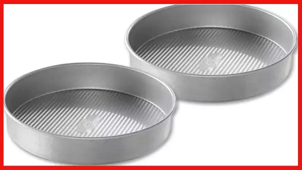 USA Pan Bakeware Round Cake Pan, 9 inch, Nonstick & Quick Release Coating