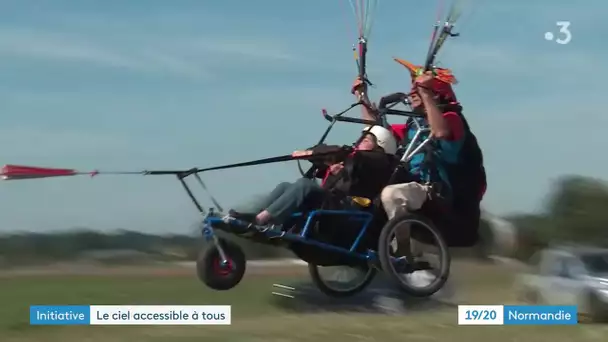 Journée Handiciel : baptêmes de parapente pour des personnes en situation de handicap