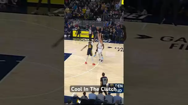 Nikola Jokic makes clutch shot look too easy | #Shorts