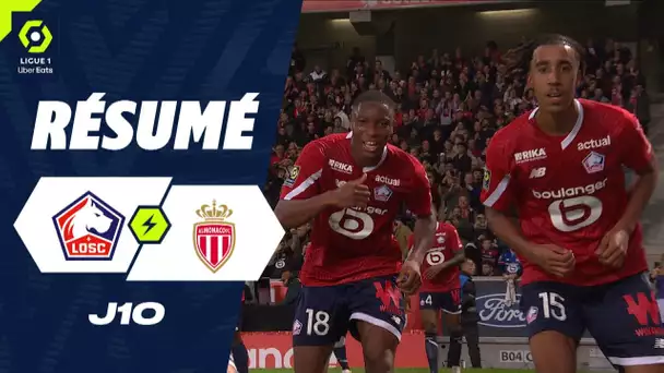 LOSC LILLE - AS MONACO (2 - 0) - Résumé - (LOSC - ASM) / 2023-2024