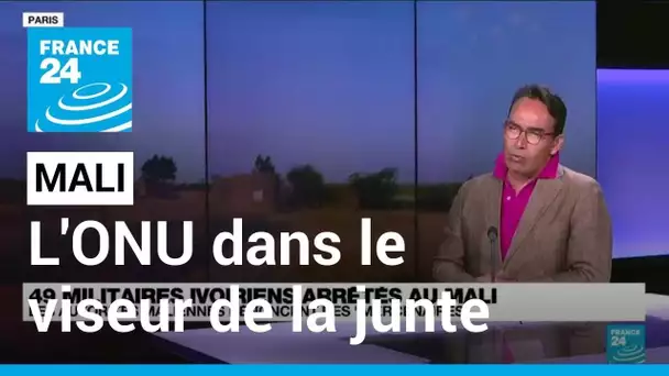 Mali : l'ONU et la Minusma visées par l'arrestation des 49 soldats ivoiriens • FRANCE 24