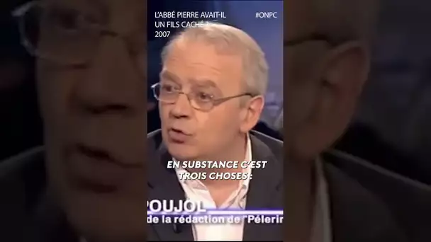 Abbé Pierre : un fils caché ? #onpc #shorts