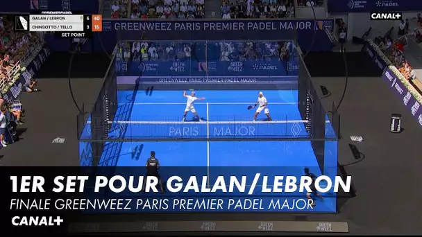 Smash de Lebron qui conclut le 1er set - Finale Greenweez Paris Premier Padel Major