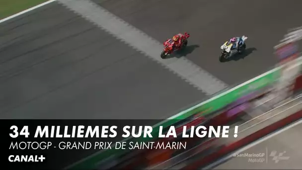 Dernier tour au coude-à-coude entre Bagnaia et Bastianini - Grand Prix de Saint-Marin - MotoGP