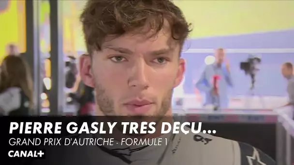 L'extreme déception de Pierre Gasly après le Grand Prix d'Autriche - F1