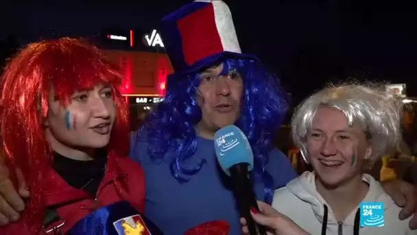 Les supporters réagissent à la victoire des Bleues face au Nigeria