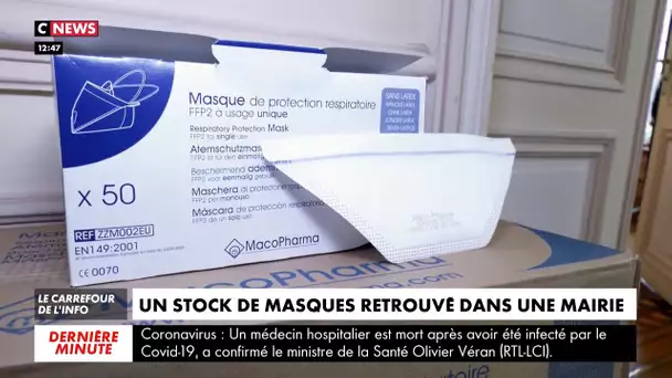 Pénurie de masques : un stock retrouvé dans le grenier d'une mairie