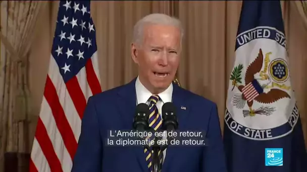 Diplomatie américaine : Joe Biden fixe les grands axes de sa politique étrangère