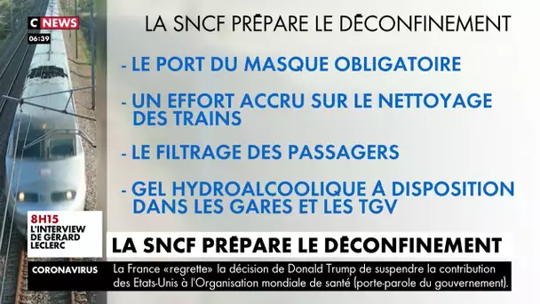 La SNCF prépare le déconfinement