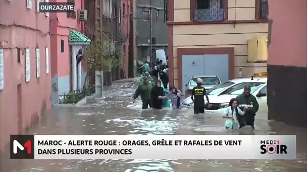 Des pluies intenses s´abattent sur Ouarzazate