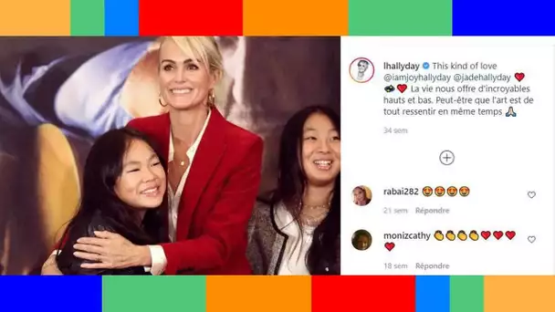 Laeticia Hallyday  cette vidéo remplie d'amour avec ses filles et Johnny qu'elle partage