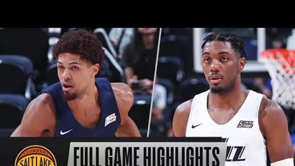 JAZZ BLUE vs JAZZ WHITE | SALT LAKE CITY SUMMER LEAGUE |  FULL GAME HIGHLIGHTS