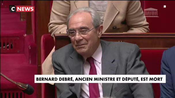 Bernard Debré, ancien ministre et député, est mort à l'âge de 75 ans