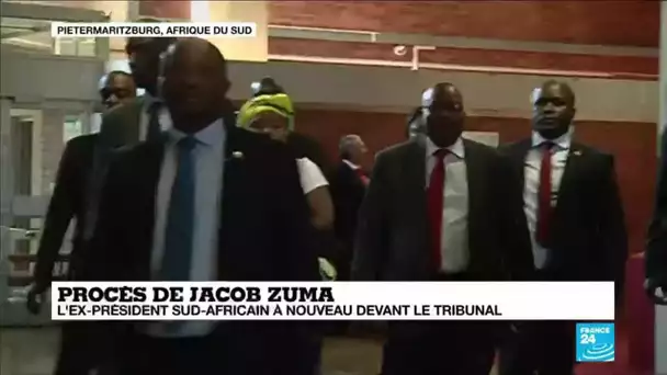 L'ancien président sud-africain, Jacob Zuma s'est présenté devant la justice