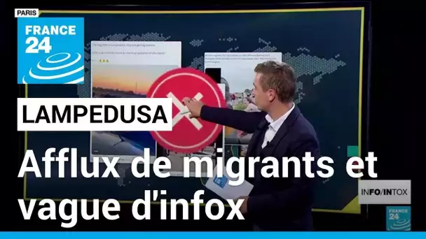 Lampedusa : afflux de migrants et vague d'infox • FRANCE 24