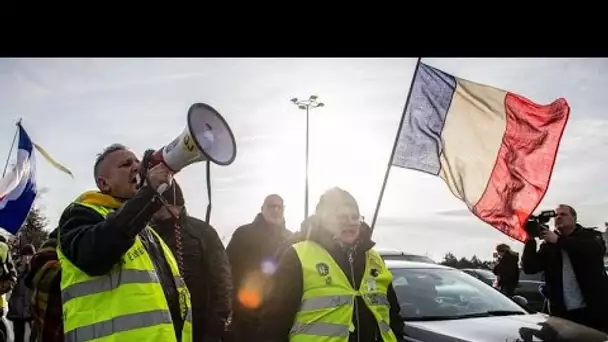 Le convoi de la liberté français en route vers Bruxelles ou Strasbourg