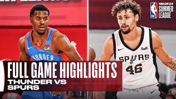 THUNDER vs SPURS | NBA SUMMER LEAGUE | FULL GAME HIGHLIGHTS