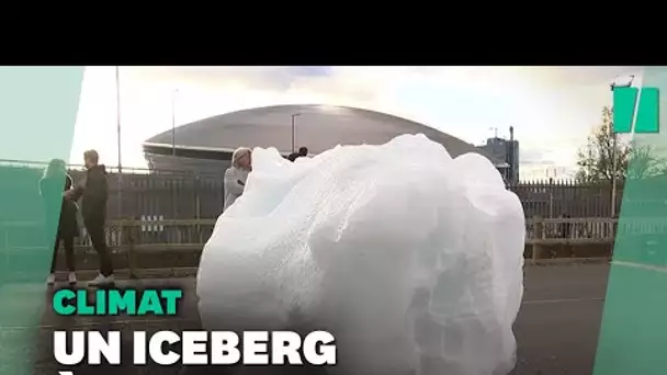 Cet iceberg de 4 tonnes expédié depuis le Groenland pour fondre à la Cop26Deux